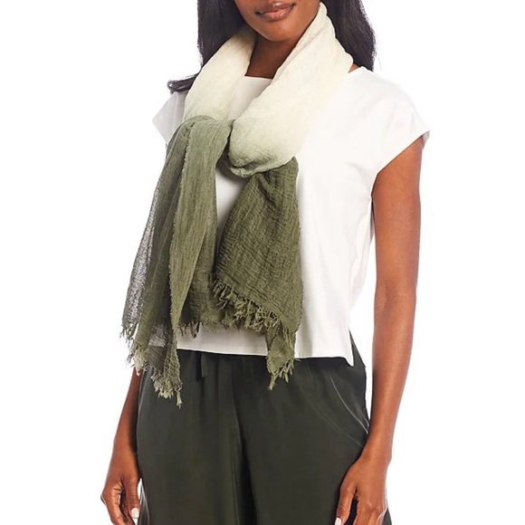 Eileen Fisher Accessories - Eileen Fisher Organic Linen Scarf NWT